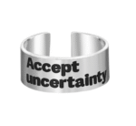 טבעת כסף עבה פתוחה