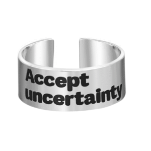 טבעת כסף עבה פתוחה