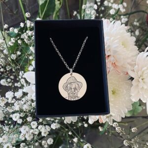 שרשרת חריטת תמונה אישית