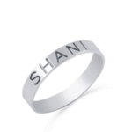 טבעת דקה מכסף 925