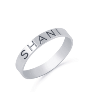 טבעת דקה מכסף 925