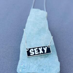 שרשרת SEXY מלבנית