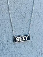 ⁦שרשרת SEXY מלבנית⁩ – תמונה ⁦2⁩