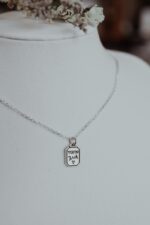 ⁦שרשרת מלבן עדינה⁩ – תמונה ⁦2⁩