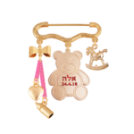 סיכת תינוק עם דובי