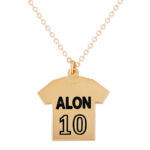 שרשרת חולצה עם מספר ושם