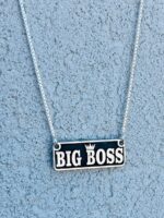 ⁦שרשרת BIG BOSS מלבנית⁩ – תמונה ⁦2⁩