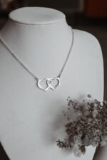 ⁦שרשרת לב כפול⁩ – תמונה ⁦2⁩