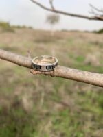 ⁦טבעת כסף דקה פתוחה⁩ – תמונה ⁦2⁩