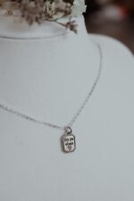 ⁦שרשרת מלבן עדינה⁩ – תמונה ⁦4⁩