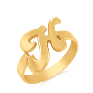 טבעת חיתוך אות אחת באנגלית