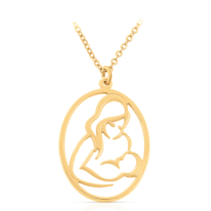 שרשרת אמא מחזיקה תינוק