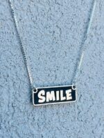 ⁦שרשרת SMILE מלבנית⁩ – תמונה ⁦2⁩