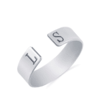 טבעת פתוחה מתכווננת מכסף 925