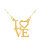 שרשרת "LOVE" שתי שורות