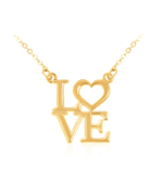 שרשרת "LOVE" שתי שורות