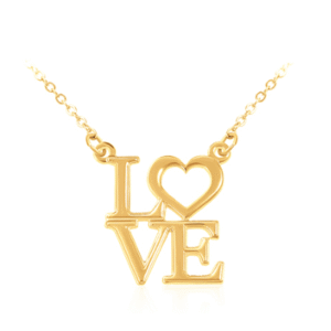 שרשרת "LOVE" שתי שורות