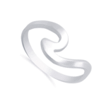 טבעת גל מכסף 925