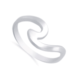 טבעת גל מכסף 925