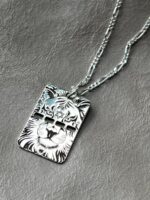 ⁦שרשראות דיסקית עם כלביא⁩ – תמונה ⁦4⁩