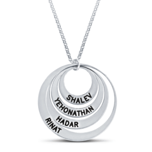 שרשרת עיגולים בגדלים שונים עם כיתוב ילדים