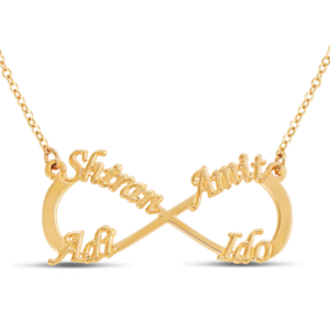 שרשרת אינפיניטי עם 4 שמות