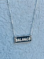 ⁦שרשרת BALANCE מלבנית⁩ – תמונה ⁦2⁩